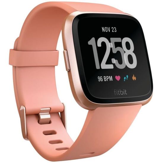 FITBIT VERSA Montre-coach connectée - Rose pêche