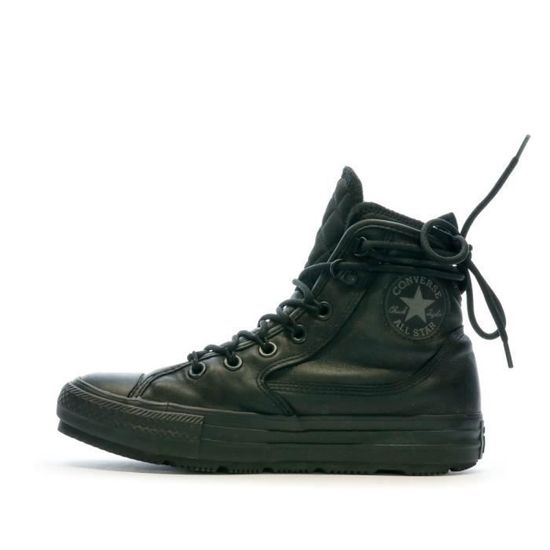 Baskets Homme CONVERSE All Terrain Noir en Cuir Plateforme et