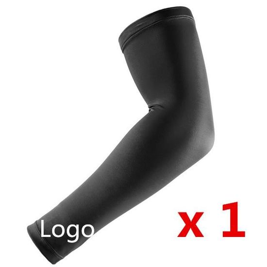 Lot De 4 Paires De Manchons De Compression UV - UPF 50+, Taille Unique - Noir, Blanc, Gris, Bleu