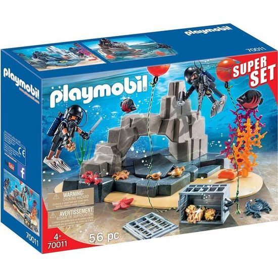 Playmobil - City Action - SuperSet Unité de plongée sous-marine