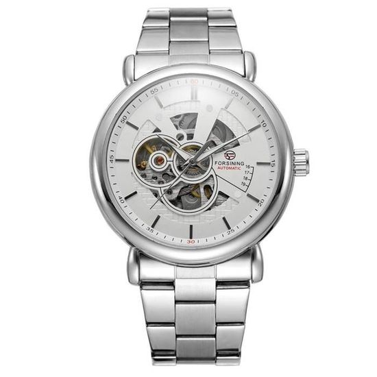 Montre Homme Pas Cher Montres Bracelet en Acier Inoxydable