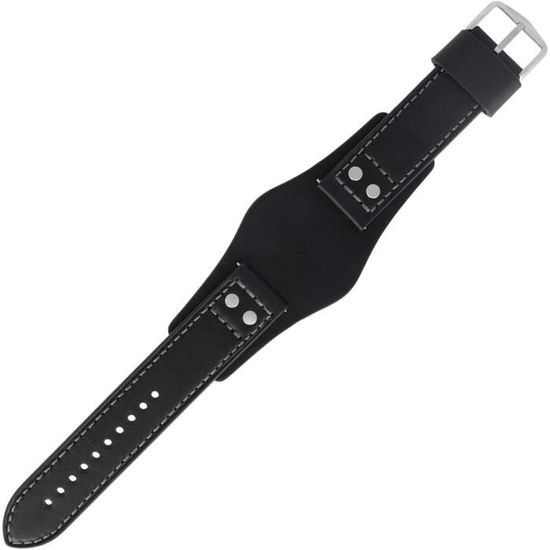 Fossil Bracelet de Montre 22mm Cuir Noir CH-2564 | LB-CH2564