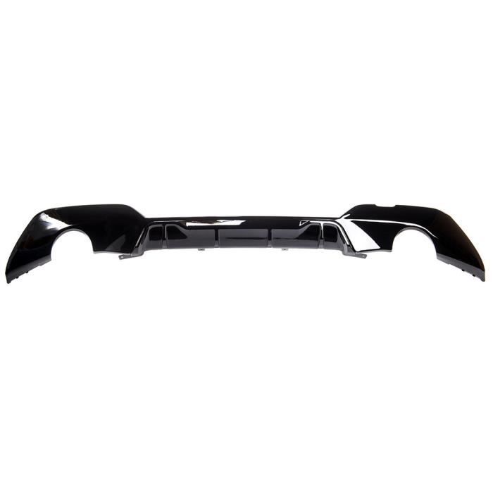 DIFFUSEUR ARRIERE NOIR BRILLANT LOOK M PERFORMANCE COMPETITION POUR BMW SERIE 3 G20 G21 PACK M