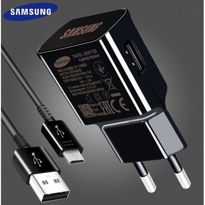 Chargeur rapide d'origine pour Samsung