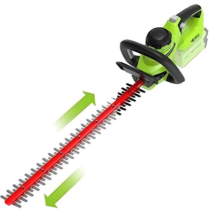 Greenworks Tools - Greenworks Taille-Haie à Batterie G40HT (Li-Ion 40V 61cm Longueur de Coupe 27mm Espacement des dents 3000