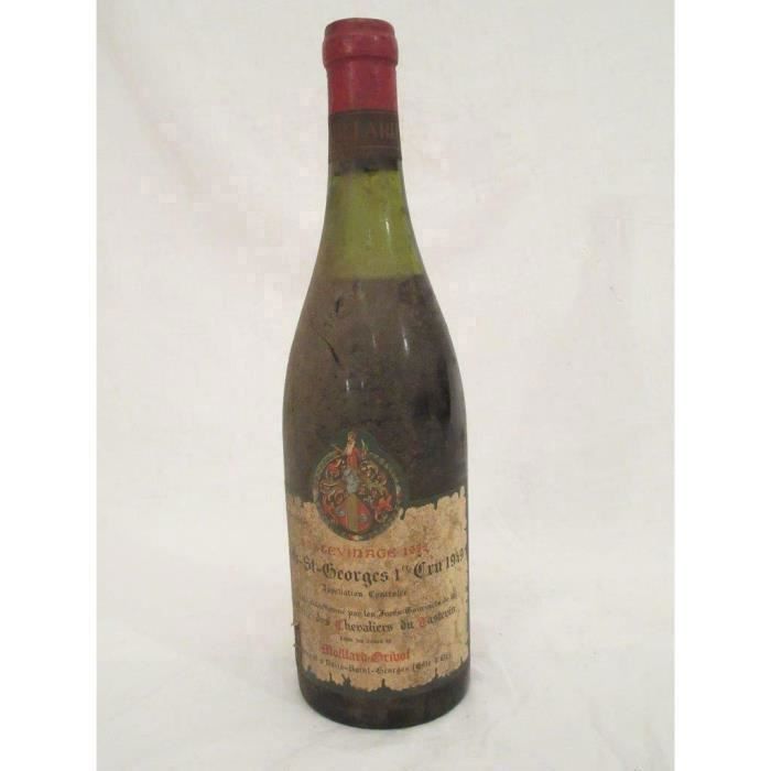 nuits saint-georges moillard premier cru tastevinage b2 rouge 1949 - bourgogne france