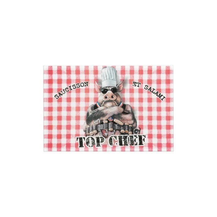 Planche a decouper en verre - TOP CHEF
