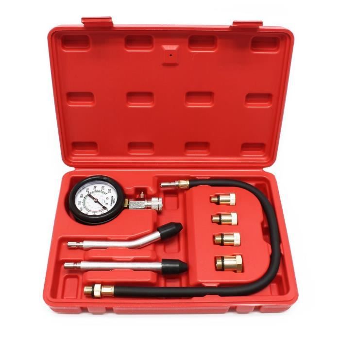 COMPRESSIOMETRE MOTEUR ESSENCE APPAREIL MESURE DE COMPRESSIONS O-20 BARS