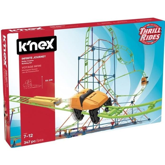 K`Nex 41211 - COMMUTATEUR KVM - ? -15407 - Voyage Infini, Montagnes Russes, Jeu De Construction, 347 pièces