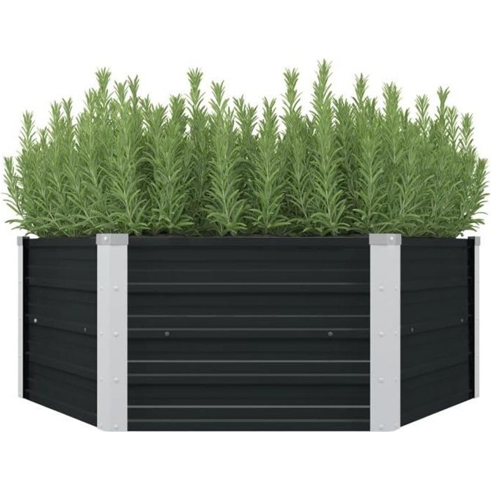 MOBILIER🌿Luxueux Magnifique- Jardinière - Extérieur & Balcon - Balconnière Green Basics Lit surélevé de jardin- Bac à fleurs 7237