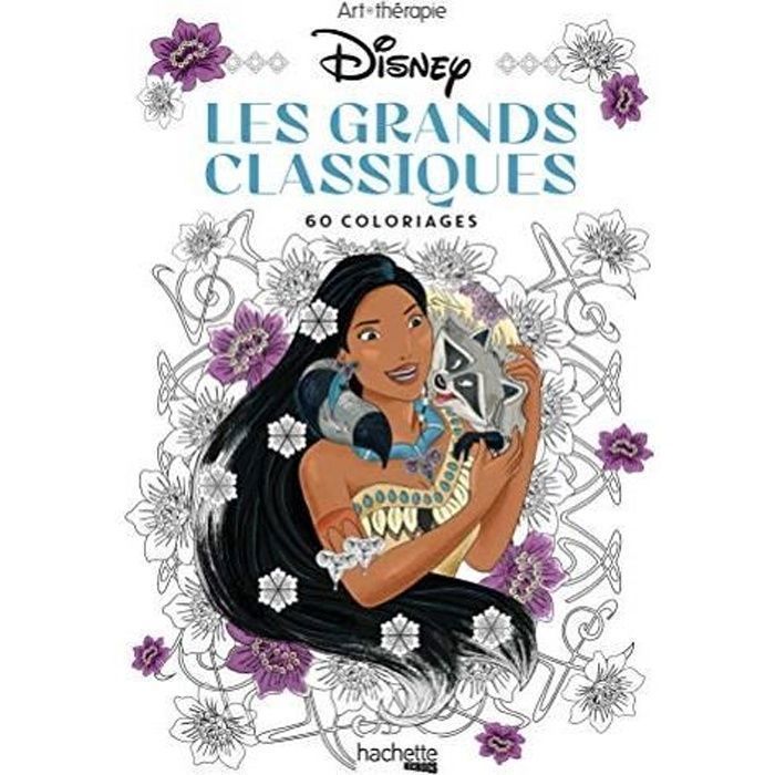 Les Petits blocs d'Art-thérapie Les Grands Classiques Disney: 60 coloriages livre broché