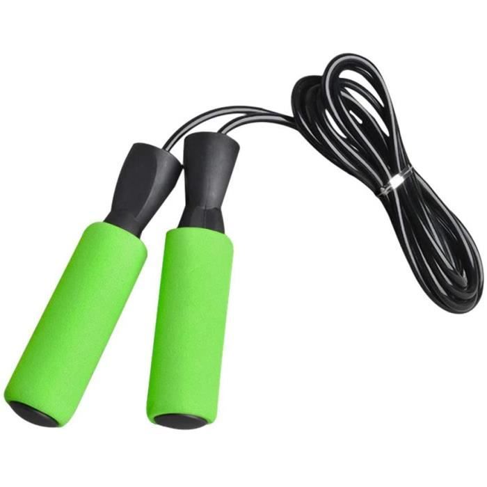 {Yokata} Corde à Sauter De Fitness Skipping, Portable Durable Et Facile à Ajuster, Saut Avancé pour Tout Le Monde, Vert