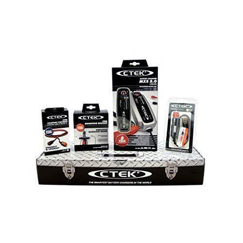 CTEK MXS5.0 (56-305) Toolbox Set avec Chargeur de Batterie et accessoires - MXS 5.0 (56-305)