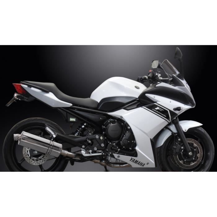 YAMAHA XJ6 - DIVERSION-09/16- LIGNE ECHAPPEMENT 4/1 SILENCIEUX OVALE 350 mm-DELK