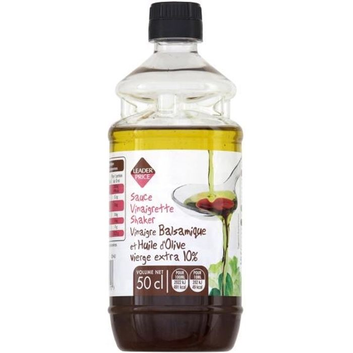 Sauce vinaigrette balsamique shaker - 500ml