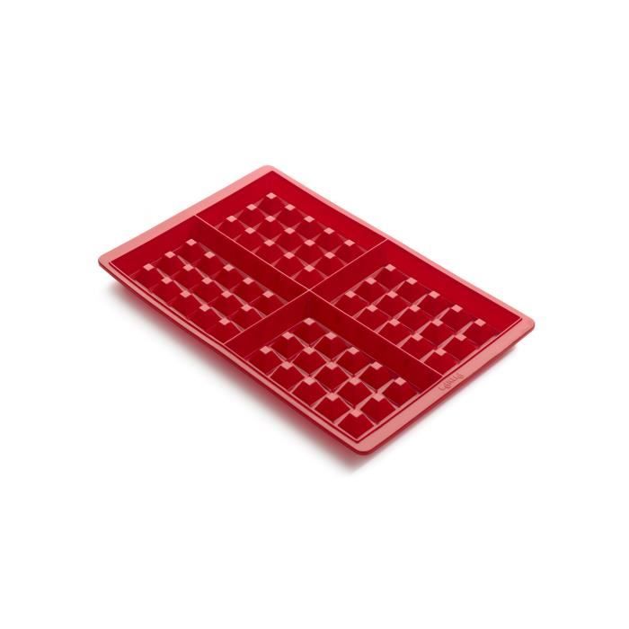 LEKUE Moule a gaufres en silicone (2 plaques)