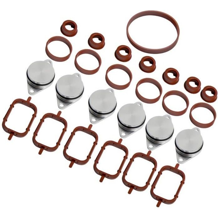 6x 32 mm Joints clapets admission pour BMW E38 E39 E46 E53 E60 E61 E83 E90 530d 330d 525d 530d X3 3.0d 335d M57N 730d D3