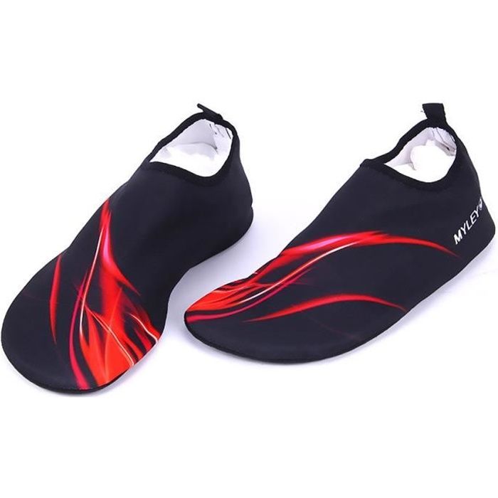 Baskets Chaussures de Plage sport Homme Femme Rouge