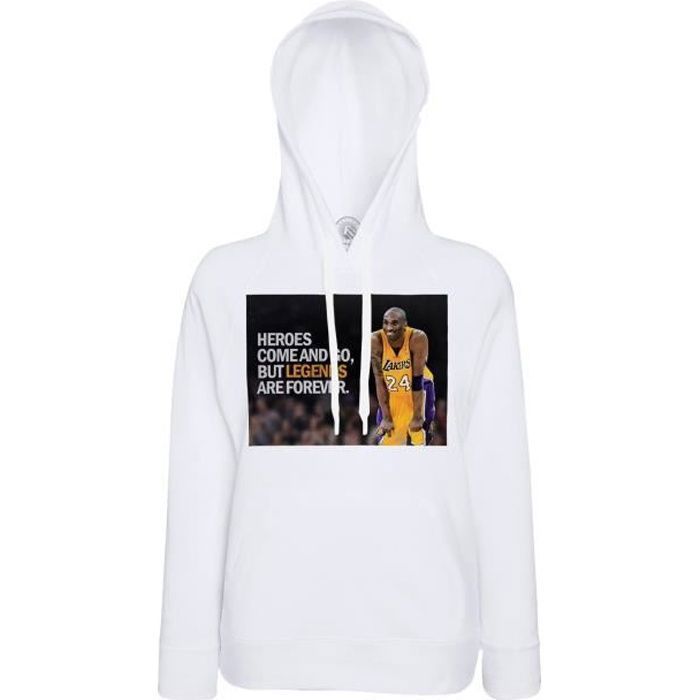 Sweat à Capuche Kobe Bryant Legend Are Forever Lakers Basketball NBA