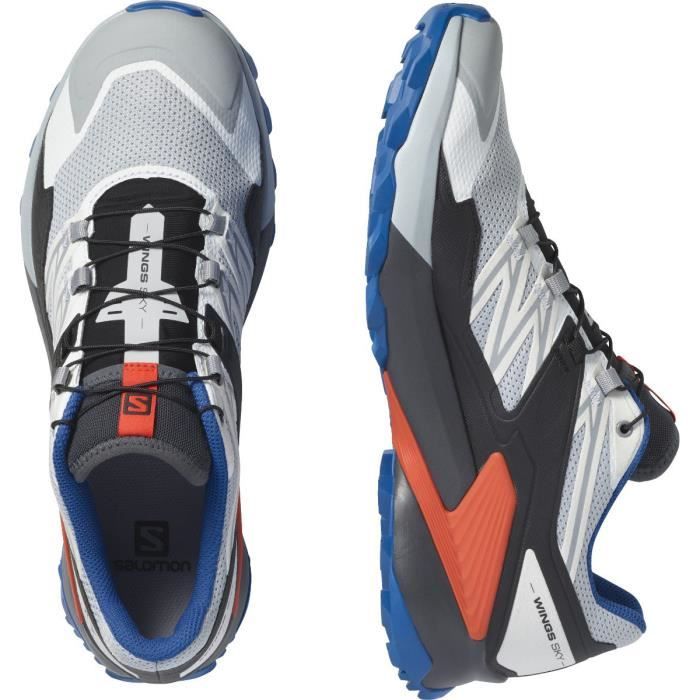 Chaussures de Trail, SALOMON, WINGS SKY Pearl Blue/Ebony, Homme