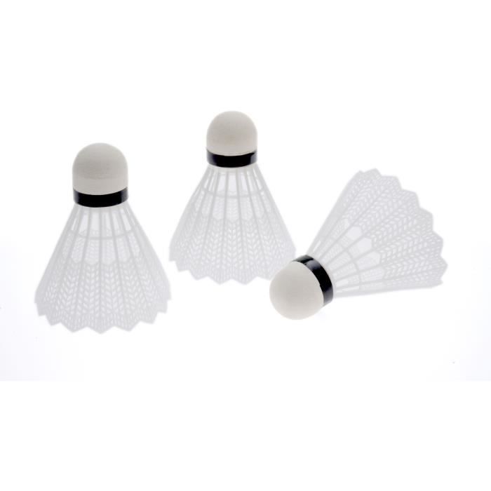 Lot de 3 volants de badminton