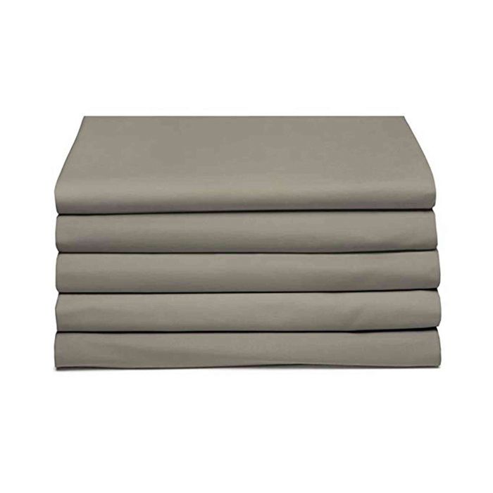 Drap bébé bourdon taupe 118x180 cm coton bio P'…