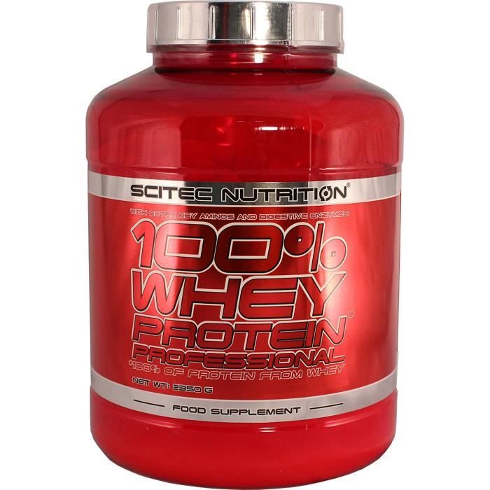 100% WHEY Professional 2.3kg Scitec (Chocolat -
