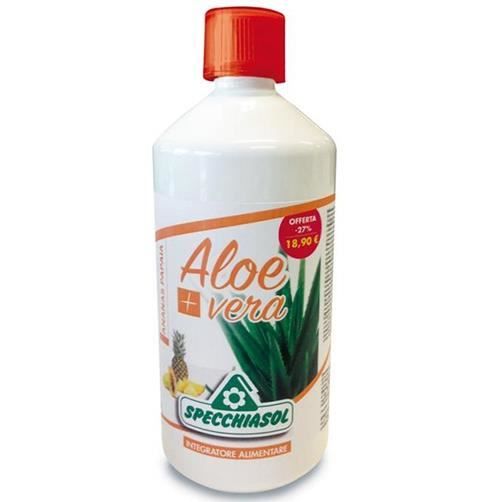 Specchiasol Aloe Vera+ Gusto Ananas E Papaia Integratore Alimentare 1 l
