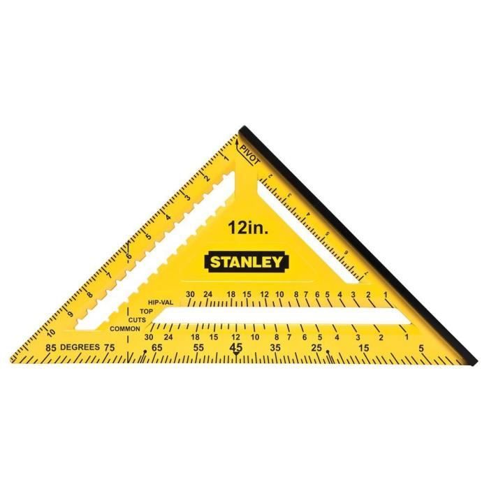 STANLEY Equerre double couleur Quick Square - 300mm
