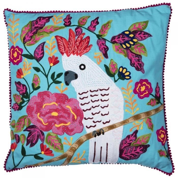 Coussin paradisio 45x45 cm - Table Passion Multicolore
