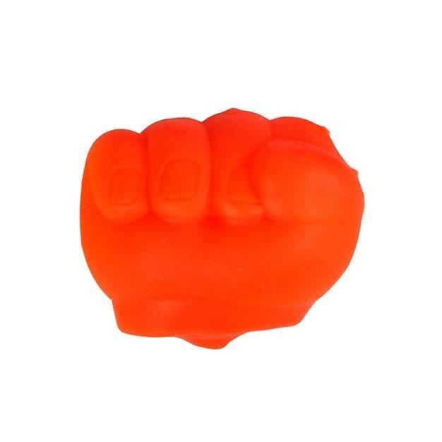 TOM balle anti-stress geste de la main junior 7 cm silicone orange