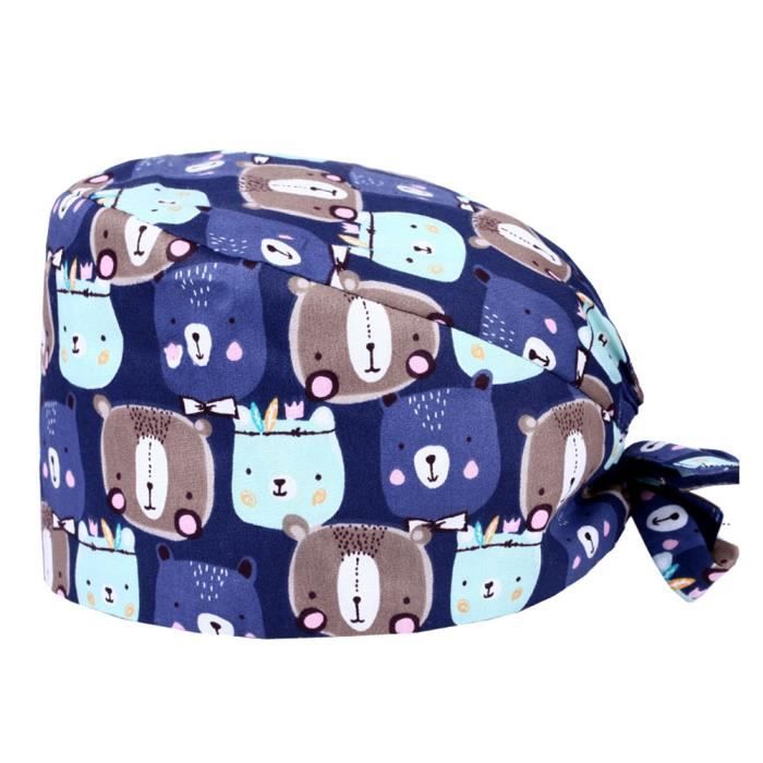 1 pc Casquette De Travail de Bande Dessinée Respirant Imprimé Mode Creative Tête Protecteur Coton Chapeau Cap pour CASQUETTE