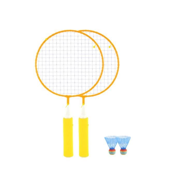 1 ensemble enfants raquette de Badminton couleur élargir la Portable Sports de plein RAQUETTE DE BADMINTON - CADRE DE BADMINTON