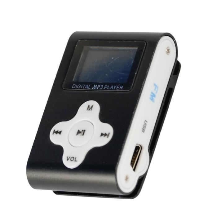 Xtreme 27611, Lecteur MP3, 4 Go, LCD, 3,5mm, Radio FM, Noir