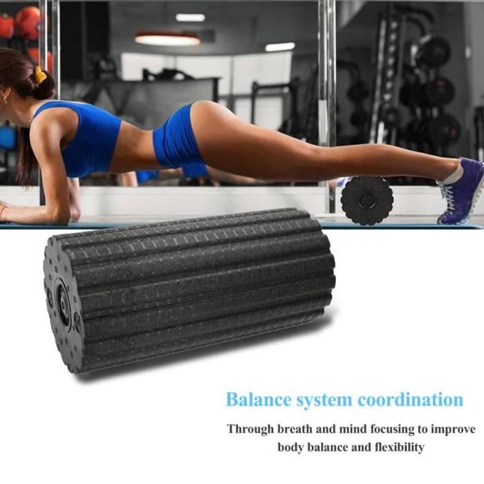 Rouleau de massage en mousse vibrant de Yoga Gym Muscle Relax appareil de massage pour soulagement de la douleur à maison