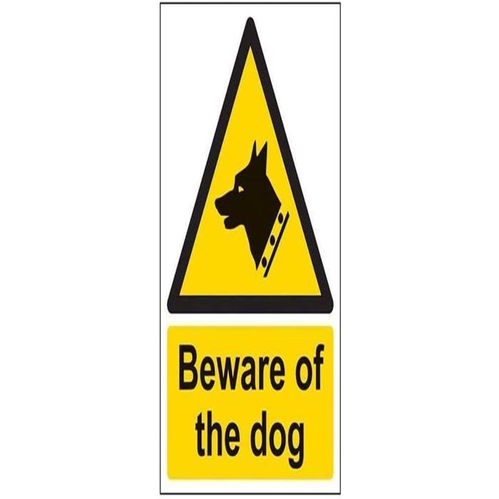 Vsafety 61002 AF-S Chiens de garde Logo Sign, carré, 100 mm x