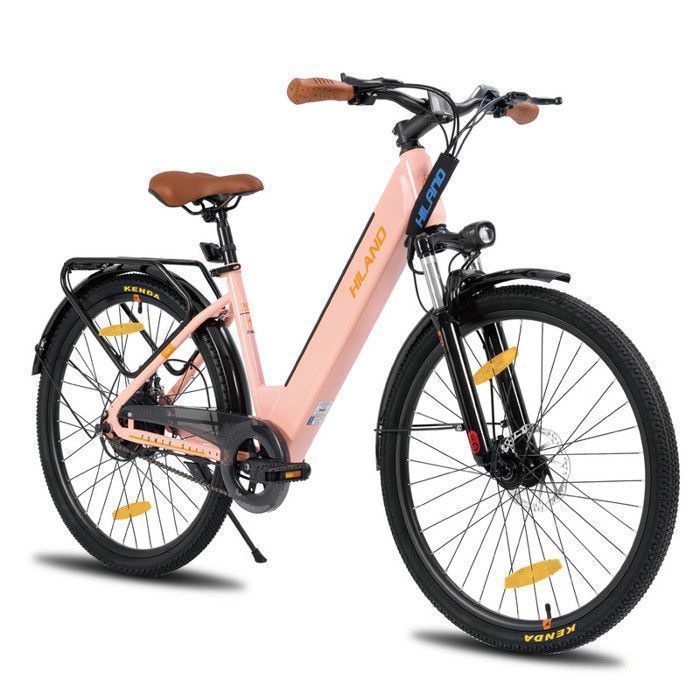 HILAND Vélo électrique adulte avec moteur 250W, vitesse 25KM/H
