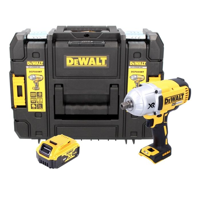 Boulonneuse à chocs sans fil DeWalt DCF 899 18V Brushless 950 Nm TSTAK + Batterie 5 0 Ah