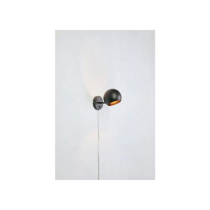 Applique murale Led orientable noire - Markslöjd - Edgar
