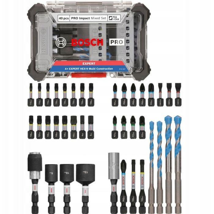 Foret meche Bosch Ensemble mixte PRO de forets et de forets