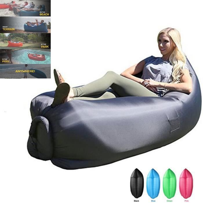 Canapé De Plage Gonflable LimitlessXme - Confortable Et Résistant Pour Extérieur, Camping Et Piscine