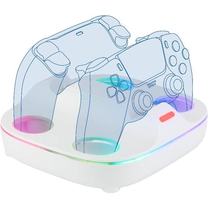 Konix Station de Charge RGB pour manettes DualSense - vue 2