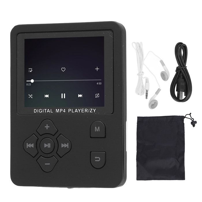 Lecteur MP3 - SHIPENOPHY - Noir - Bluetooth 5.0 - 64 Go - HiFi
