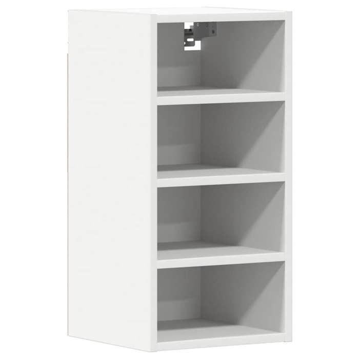 Soldes FlottantsArmoire suspendue 1PC/Armoire Flottante - Cabinet de cuisine - Riga Blanc 30x295x60cm Bois dingénierie 5236166