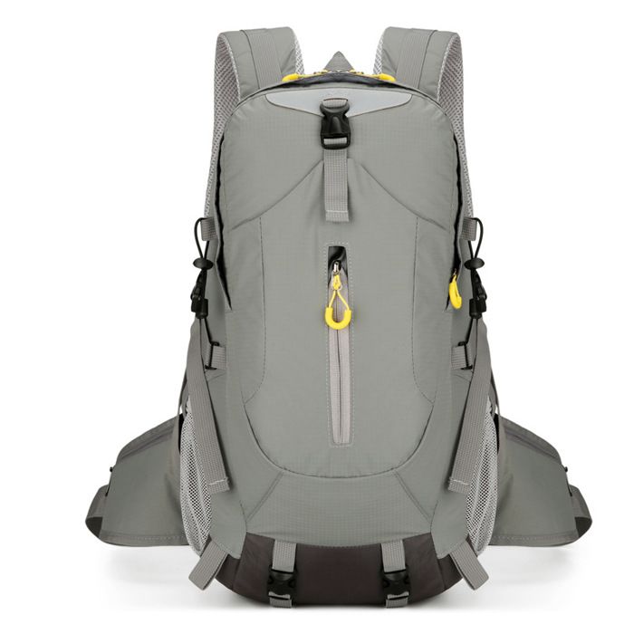 Sac à dos randonnée 35L homme femme léger grande capacité outdoor sac trekking voyage sport sac à dos double épaule étanche Grey