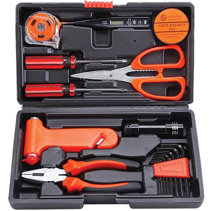 Outils à main outils délectricien ensemble combiné boîte à outils de matériel de voiture ensemble - Roame - dentretien ménager q