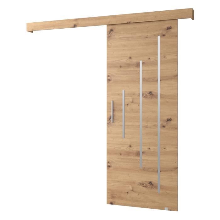 ABIKSMEBLE Salwador Y Système de Porte Coulissante avec Cache Rail et ...