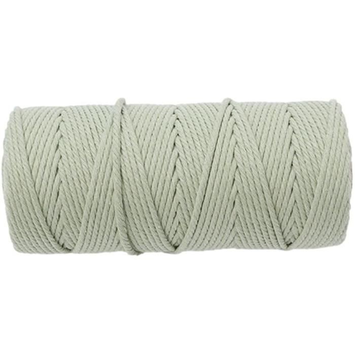 Ficelle Coton Emballage Cadeau 100 M - Rouge, Bleu, Blanc - Paquet De 2, Diamètre 1,5 Mm, Pour Décoration Noël Bricolage - 10