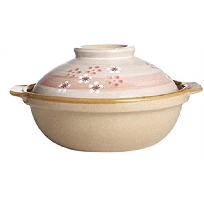 Cocotte en Terre Cuite Casserole en terre cuite Résistant durable