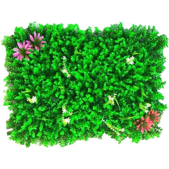 Lot De 4 Tapis De Gazon Artificiel 15x15 Cm - Pour Jardins Miniatures, Décorations DIY, Maisons De Poupée Ou Terrariums
